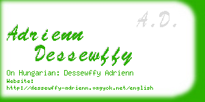 adrienn dessewffy business card